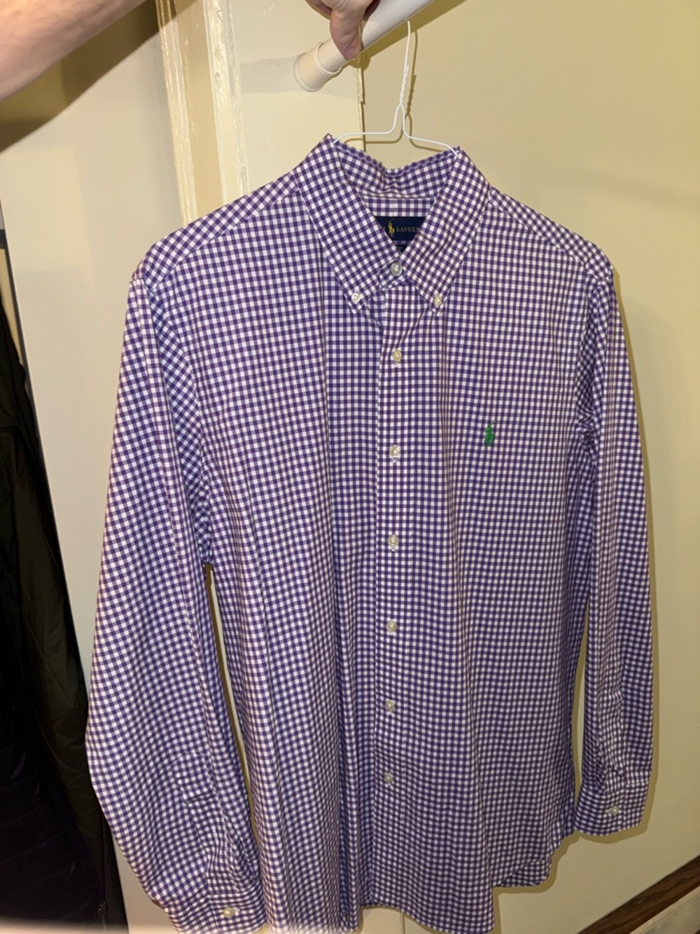Ralph Lauren Purple Button-Down Dress Shirt